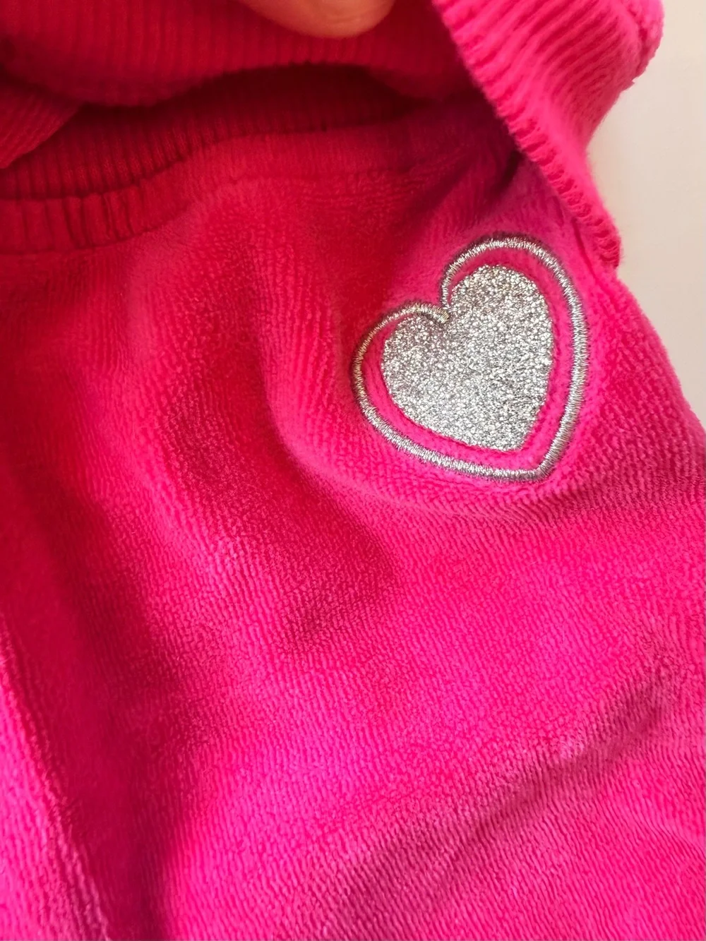 Juicy Couture 18M Bright Pink Velour Hoodie & Pants Set